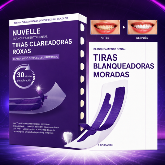 Tiras Blanqueadoras Nuvelle | Sonrisa más blanca en 30 min