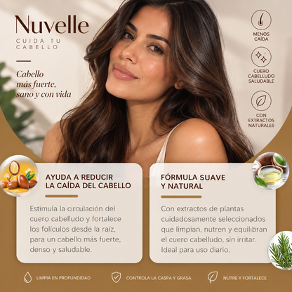 Nuvelle Shampoo para Caída del Cabello